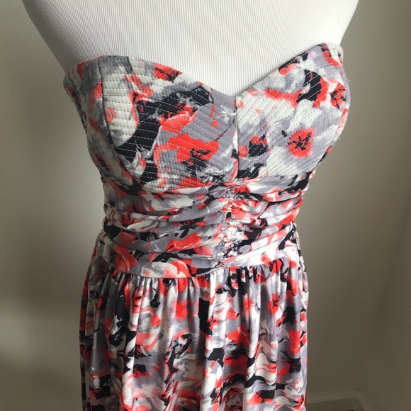 Parker Strapless Floral Corset Style Dress - Picture 6 of 8